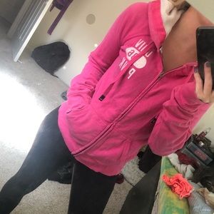 PINK zip up hoodie